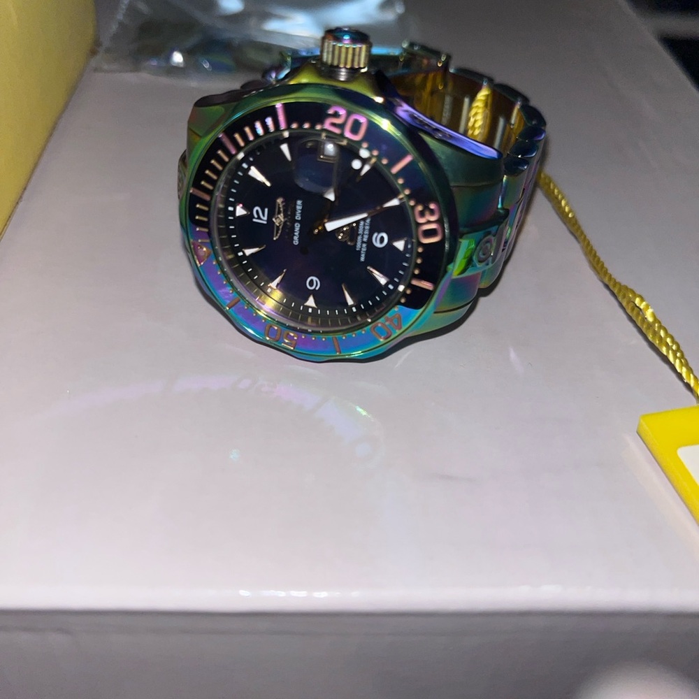 Invicta Multicolor Watch with Black Dial - Picture 6 of 8